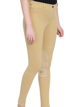 JPC EQUESTRIAN TuffRider® Ladies' Cotton Pull-On Knee-Patch Plus Breech