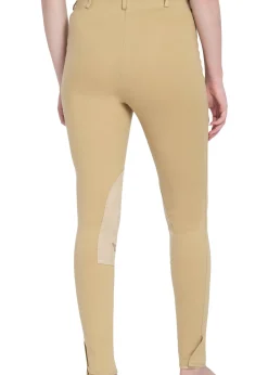 JPC EQUESTRIAN TuffRider® Ladies' Cotton Pull-On Knee-Patch Plus Breech