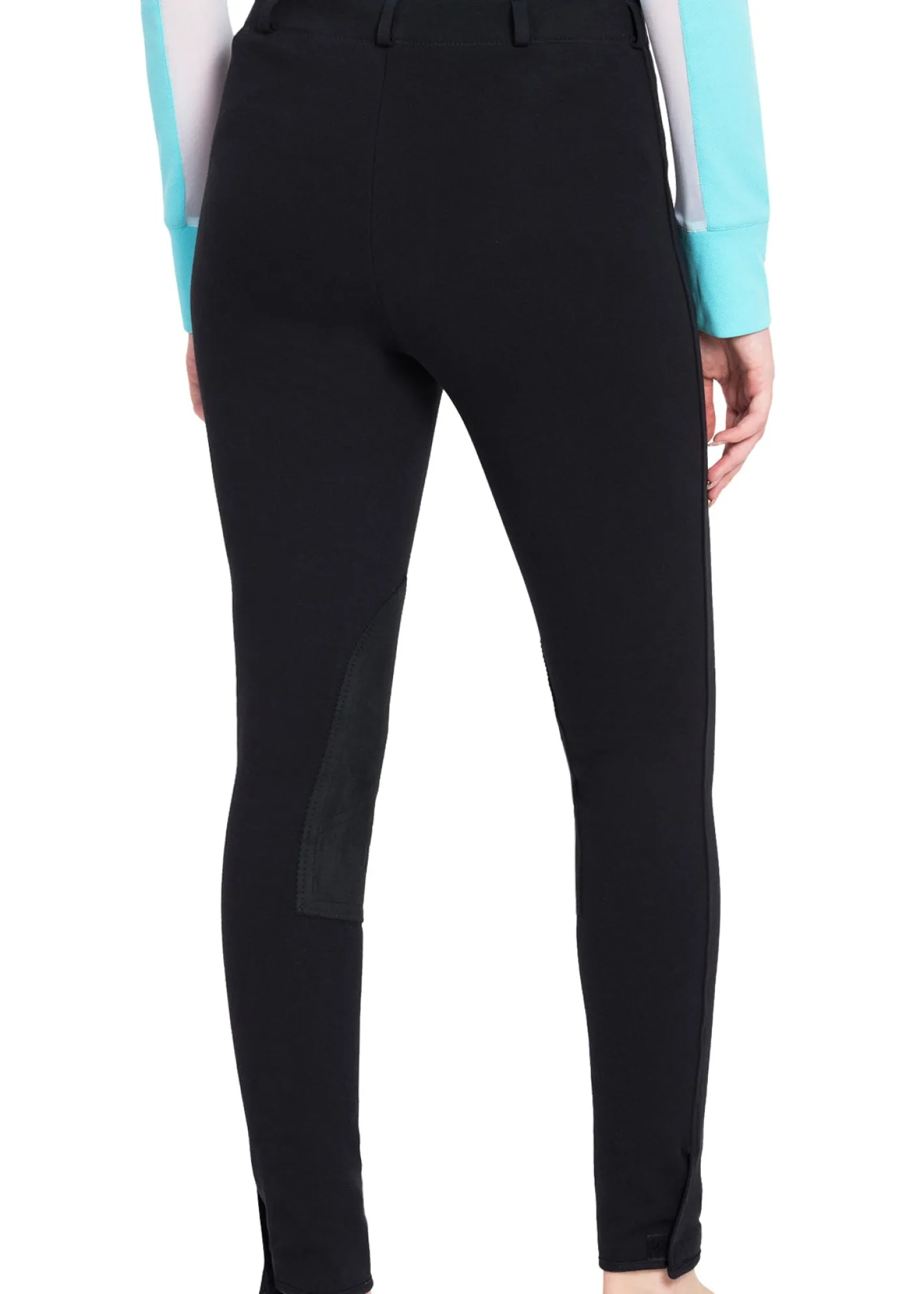JPC EQUESTRIAN TuffRider® Ladies' Cotton Pull-On Knee-Patch Plus Breech