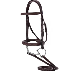 EQUINAVIA Valkyrie Pony Fancy-Stitched Hunter Bridle & Reins