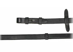 WORLD EQUSTRN BRNDS Vespucci Leather Reins with Grips and Hook Studs