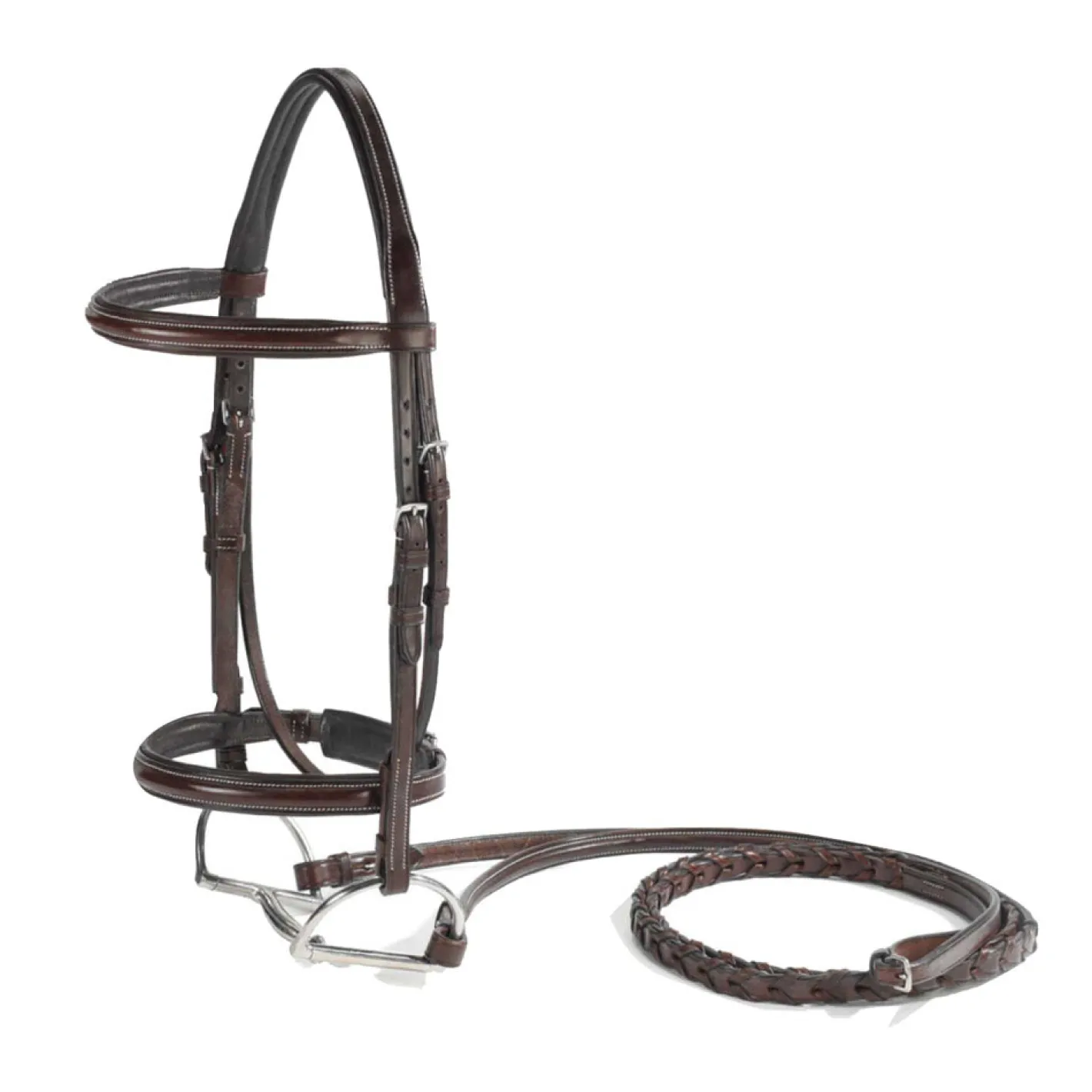 WORLD EQUSTRN BRNDS Vespucci Plain Raised Hunter Bridle