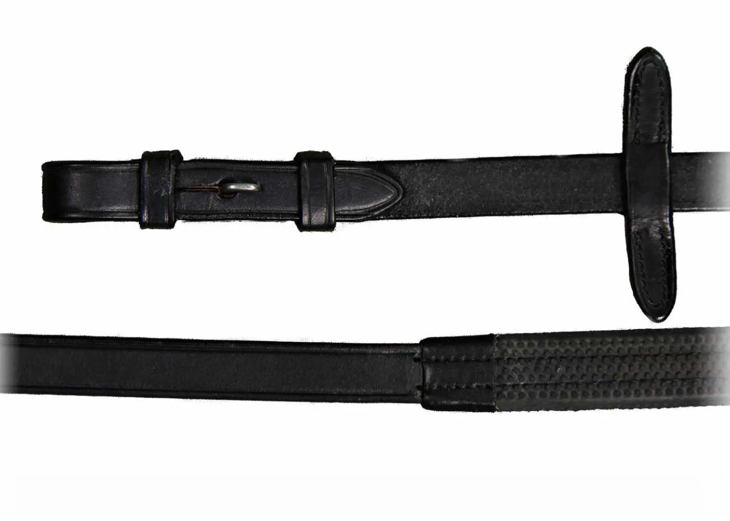 WORLD EQUSTRN BRNDS Vespucci Rubber Reins with Hook Studs