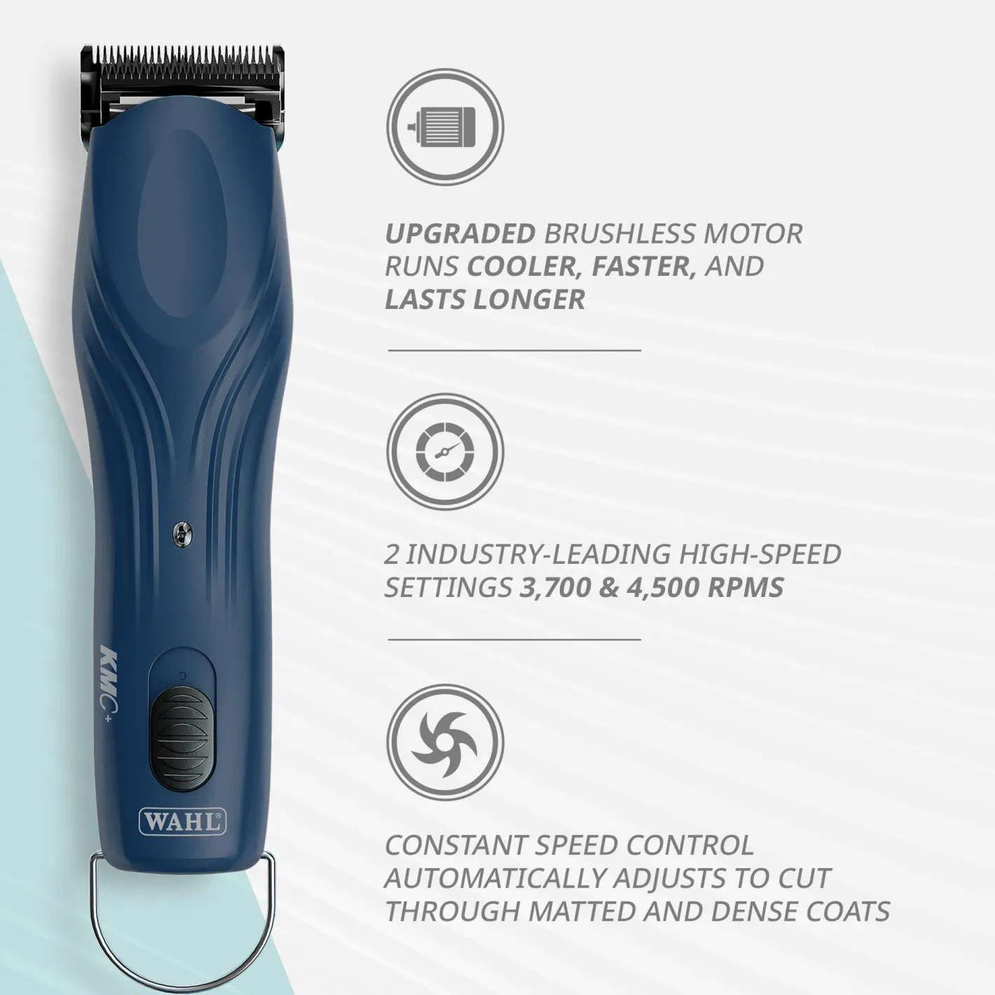 WAHL CLIPPER CORP Wahl® KMC+™ 2-Speed Cordless Clipper No. 10