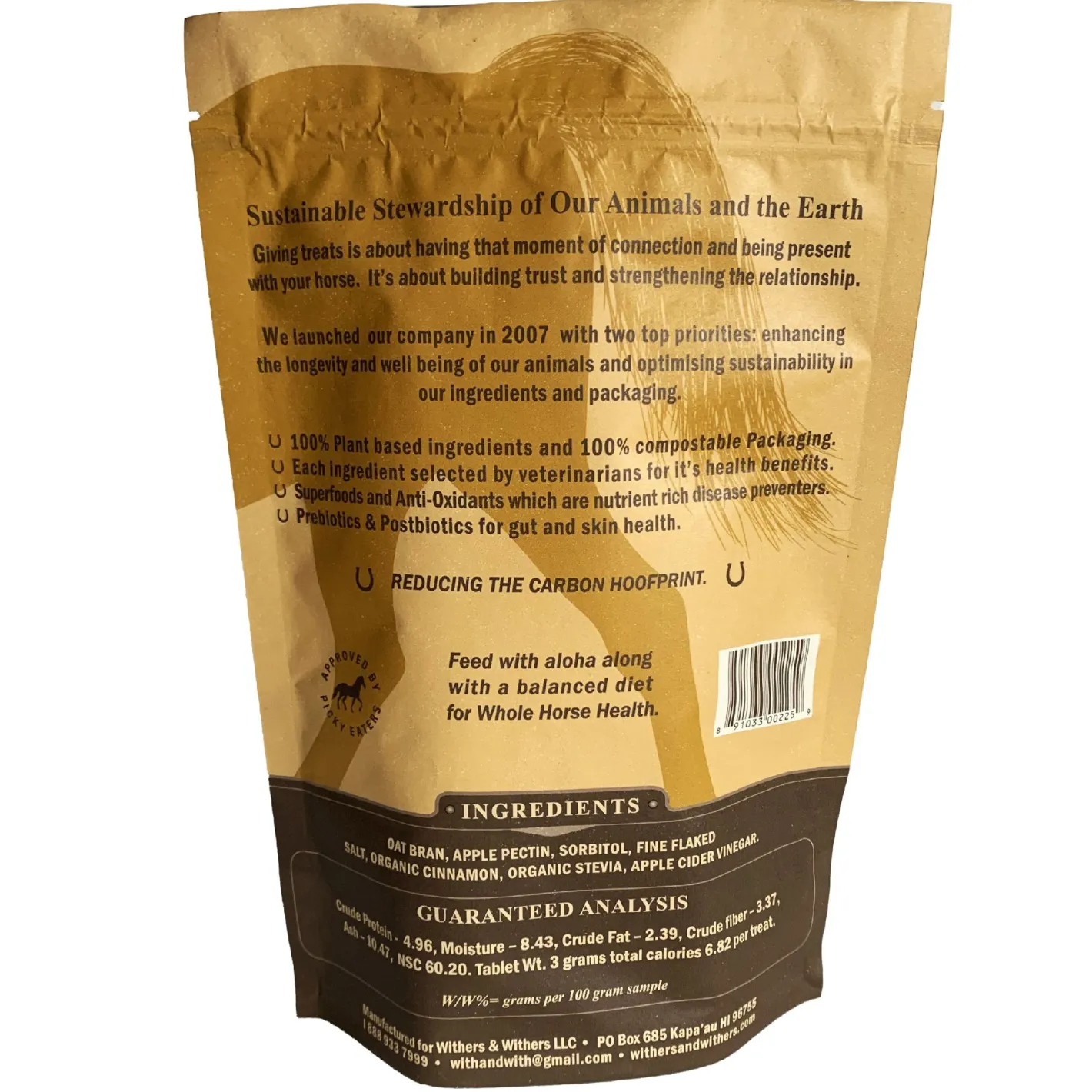 WITHERS & WITHERS Sugar-Free Cinnamon Nutra-Treats for Horses